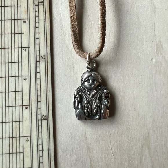 Vintage Pueblo Storyteller Pendant - Picture 1 of 2